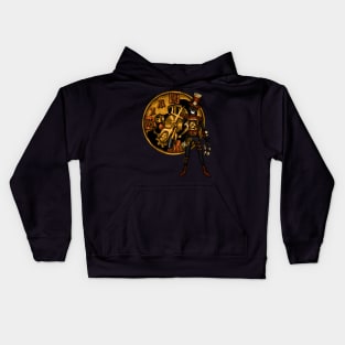 Clock man - time keeper Kids Hoodie